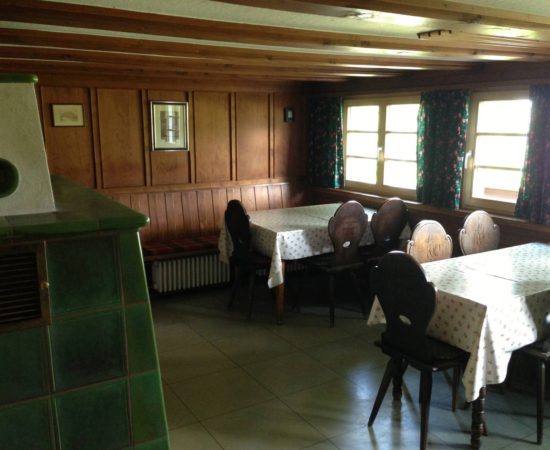 Hütte innen